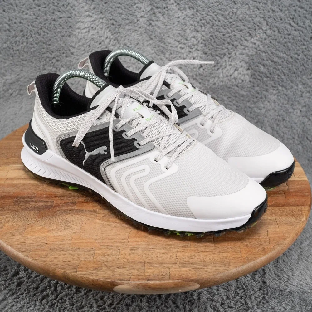 Puma Ignite Innovate 379431-02 Feather Gray/Puma Black Mens Sz 8 Golf Shoe